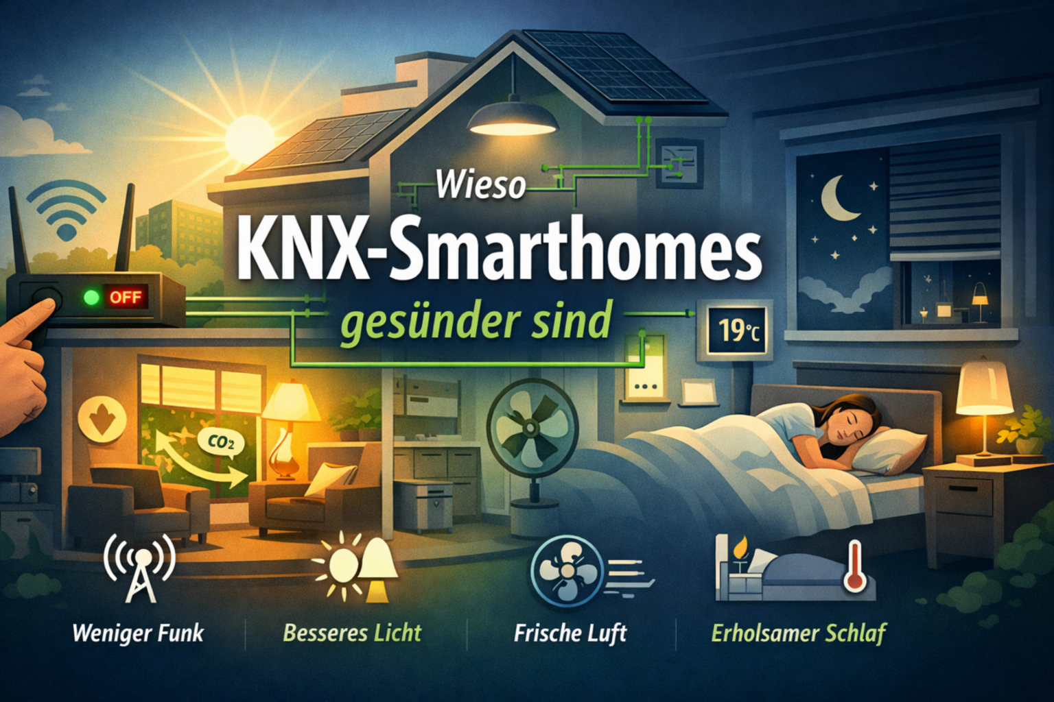 Wieso KNX-Smarthomes ges&uuml;nder sind
