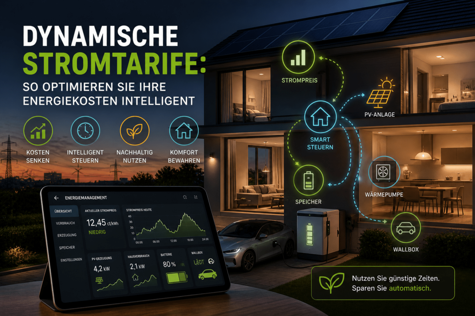 Dynamische Stromtarife: So optimieren Sie Ihre Energiekosten intelligent
